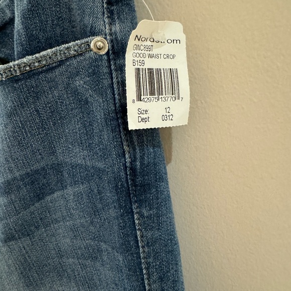 BNWT - Good American Good Waist Crop Jeans - Picture 5 of 6